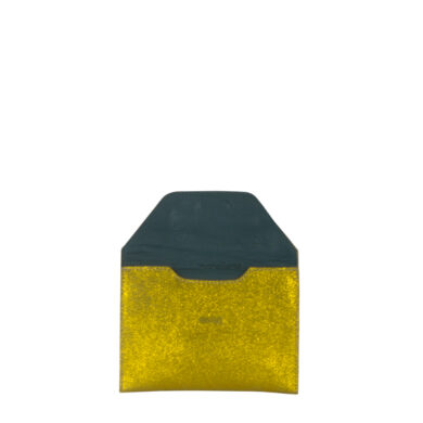 la pochette Albert - vachette jaune scintillant, vachette canard